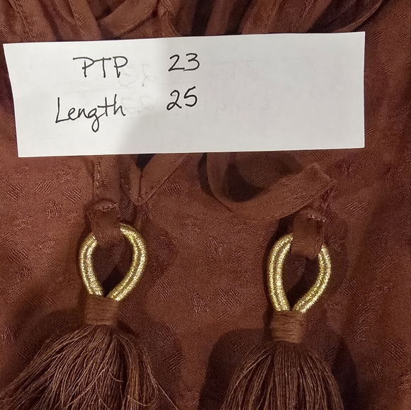 Knox Rose Boho Top Size Medium - Picture 6 of 6